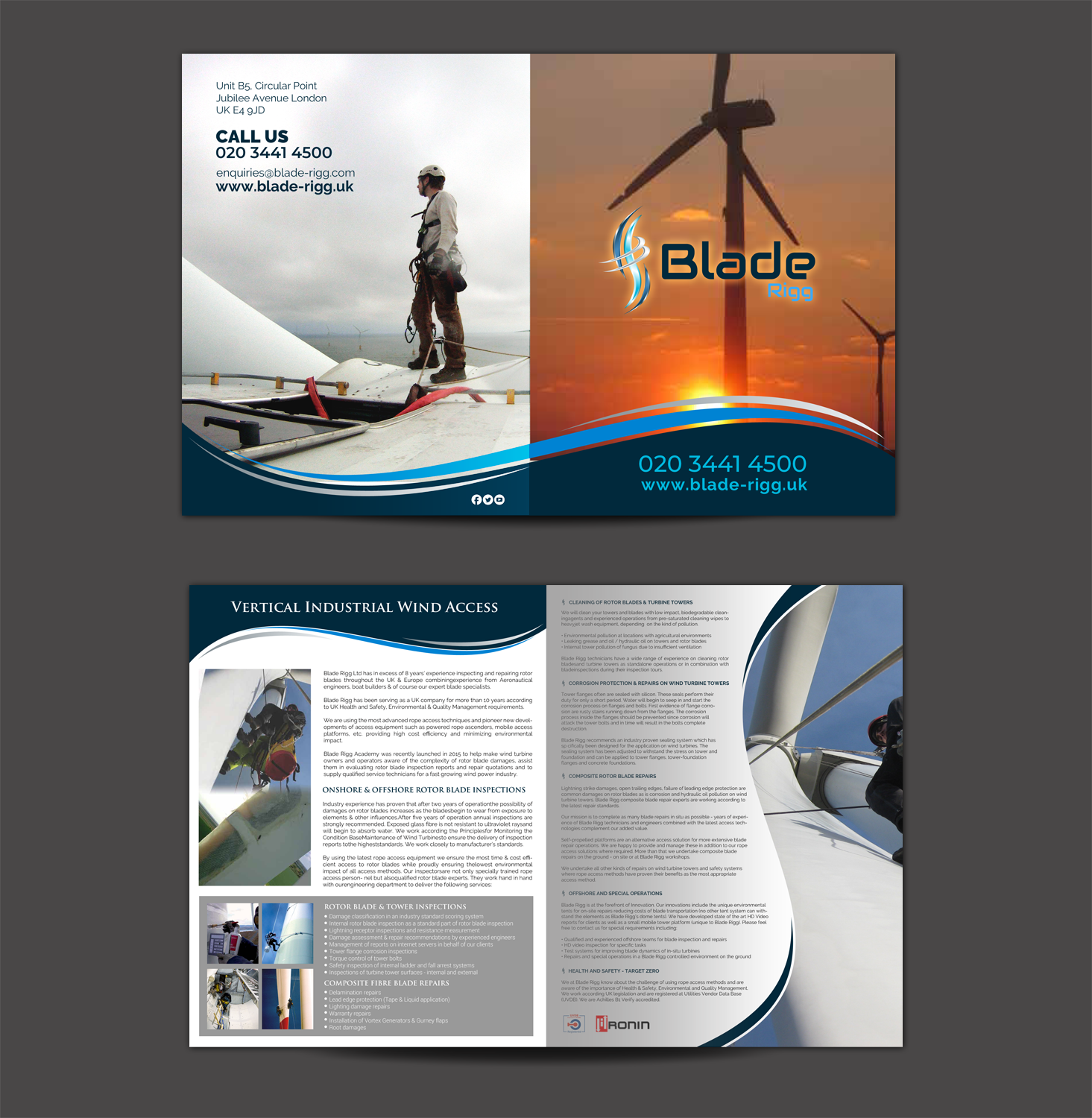 Flyer Design by chandrayaan.creative for Blade Rigg Ltd | Design #21218299