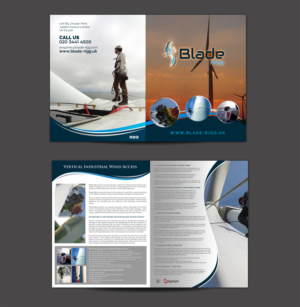 Wind Turbine Blade Repair Brochure | Diseño de Flyer por chandrayaan.creative