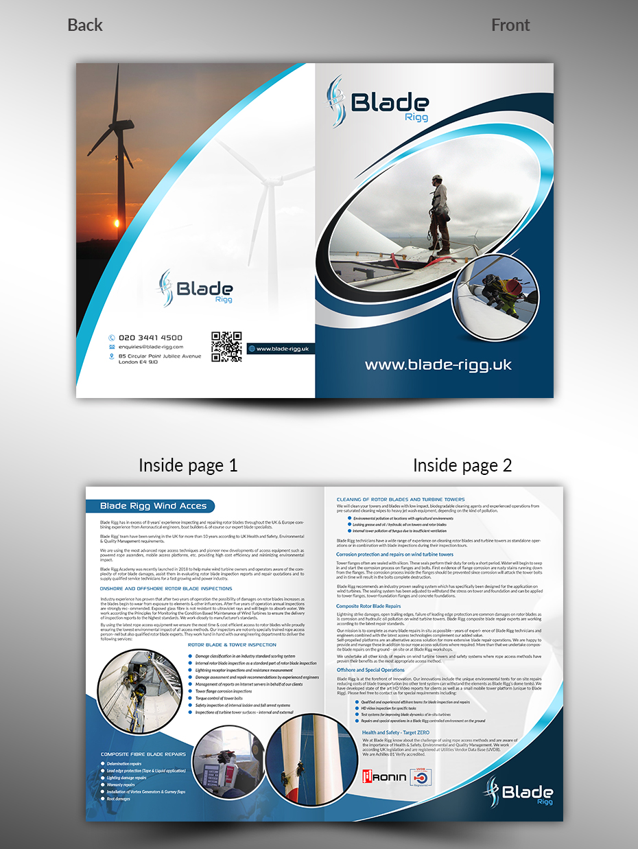 Flyer Design by innovative earth for Blade Rigg Ltd | Design #21207024