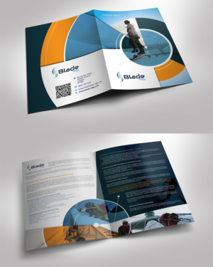 Wind Turbine Blade Repair Brochure | Diseño de Flyer por coo.lt