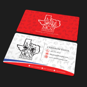 Business Card Design by Sandaruwan for MC K9 Training | Design #21202750