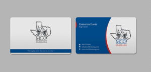 Business Card Design by INDIAN_Ashok for MC K9 Training | Design: #21200700