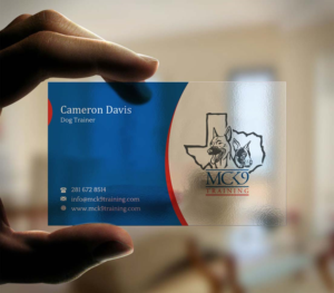 Business Card Design by INDIAN_Ashok for MC K9 Training | Design: #21200711