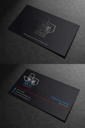 Business Card Design by INDIAN_Ashok for MC K9 Training | Design: #21200889