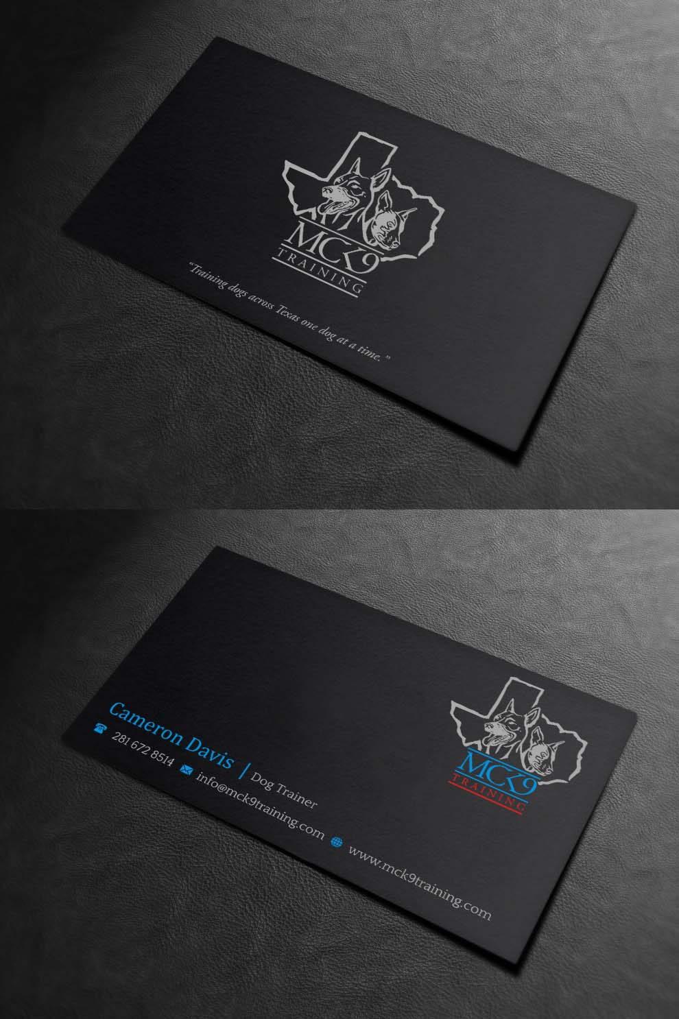 Business Card Design by INDIAN_Ashok for MC K9 Training | Design #21200894