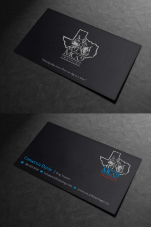 Business Card Design by INDIAN_Ashok for MC K9 Training | Design: #21200894