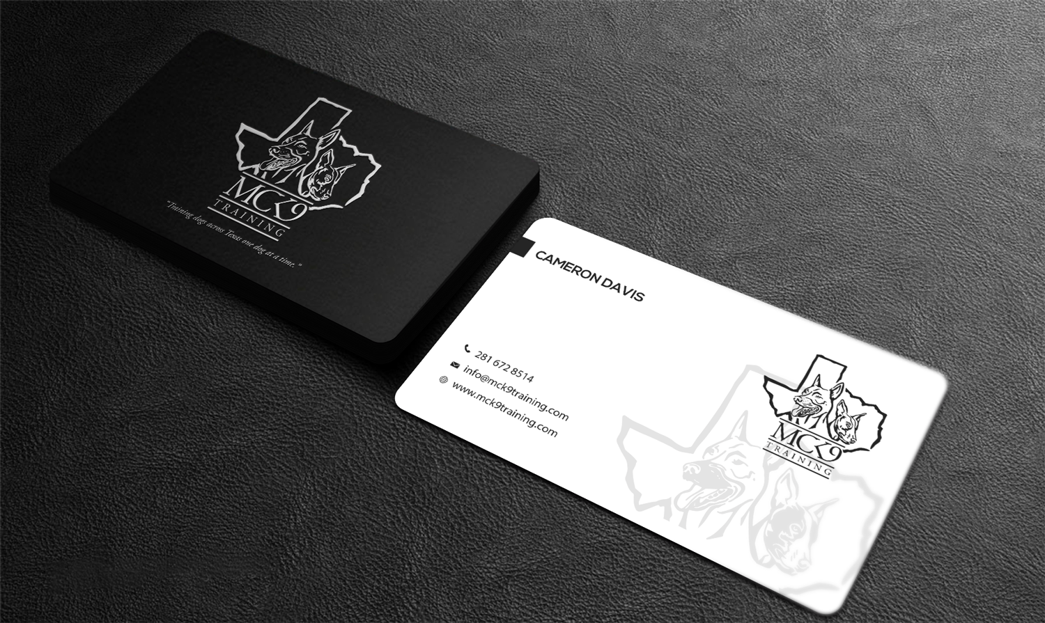 Visitenkarten-Design von Riz' für MC K9 Training | Design #21199098