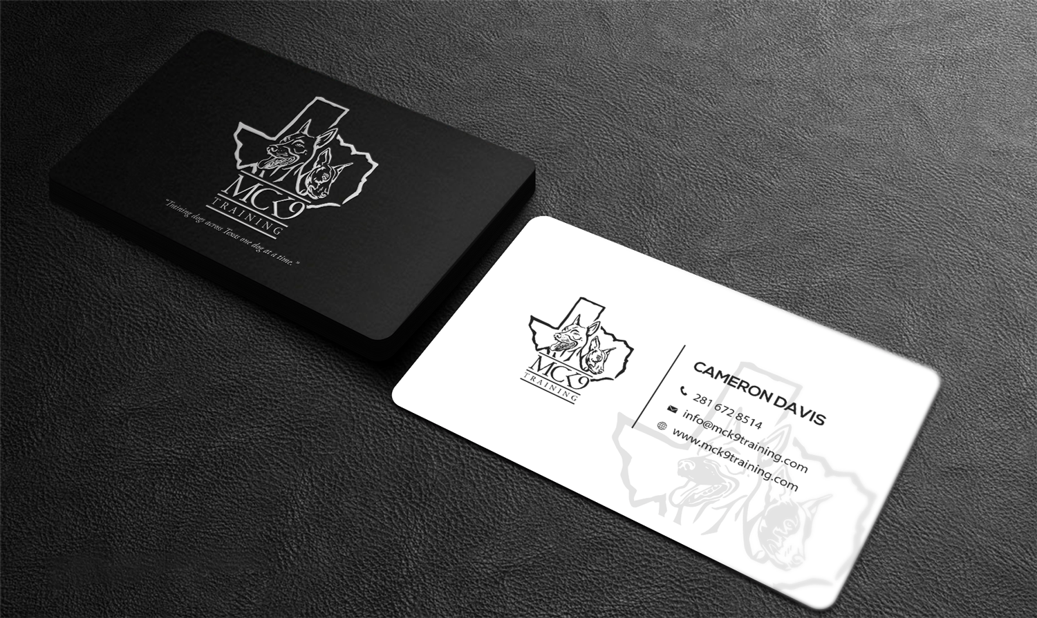 Visitenkarten-Design von Riz' für MC K9 Training | Design #21199099