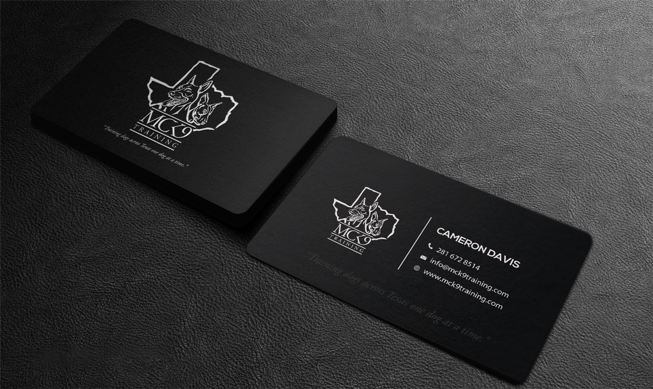 Visitenkarten-Design von Riz' für MC K9 Training | Design #21199101