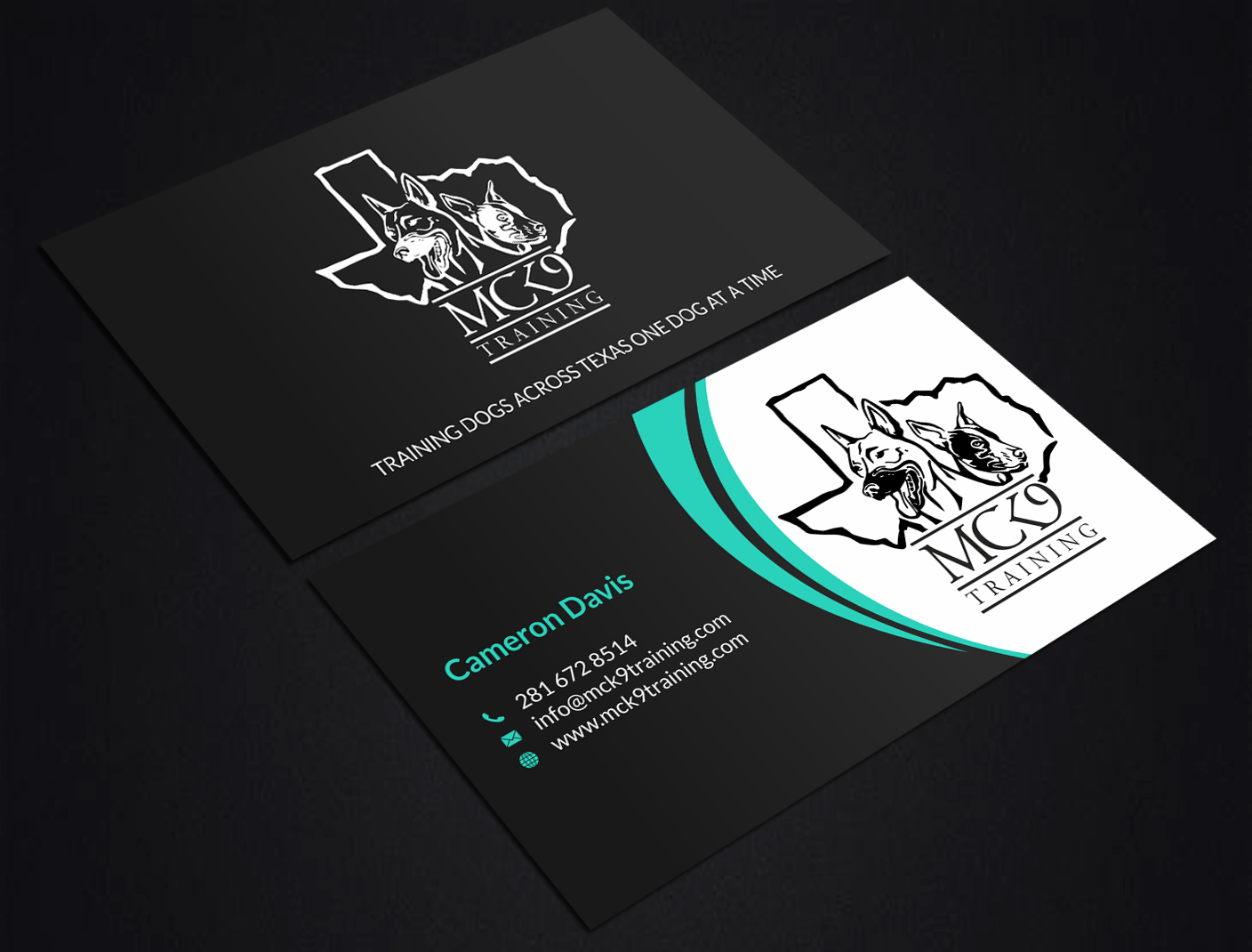 Business Card Design by SKYdesign for MC K9 Training | Design #21196420
