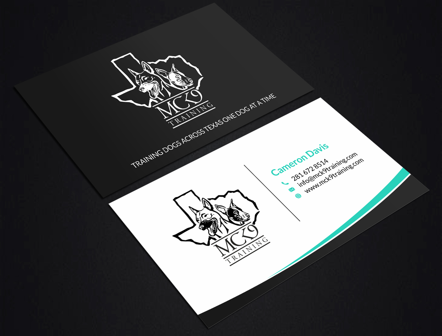 Business Card Design by SKYdesign for MC K9 Training | Design #21196422