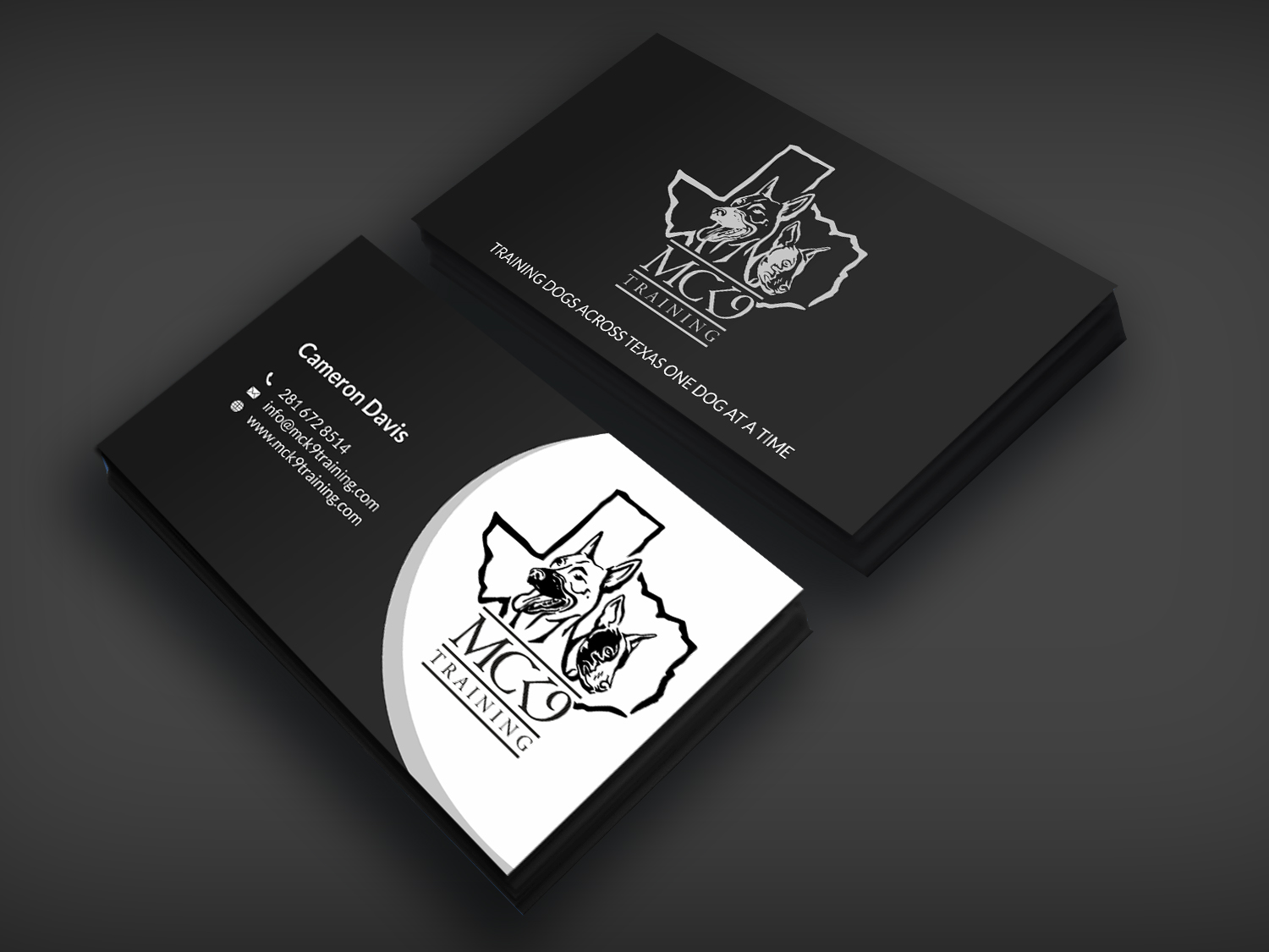 Business Card Design by SKYdesign for MC K9 Training | Design #21196685
