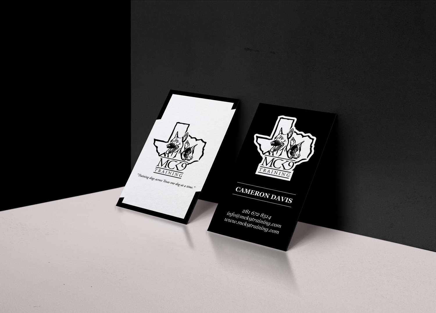 Visitenkarten-Design von JK18 für MC K9 Training | Design #21206412