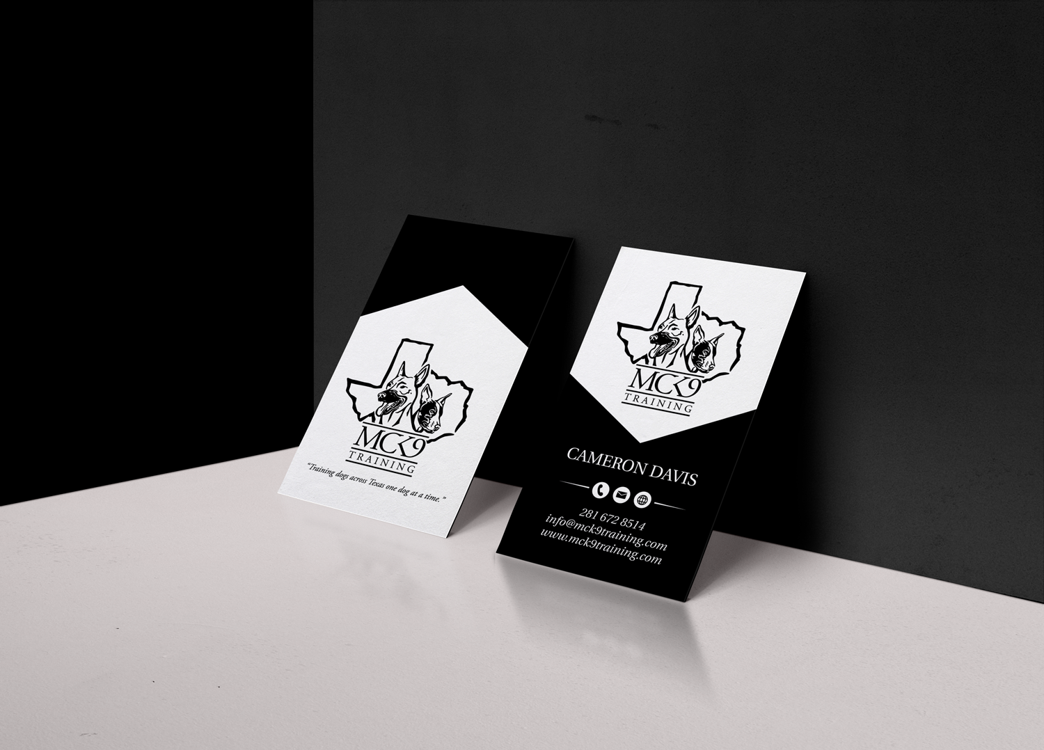 Design de Carte de Visite par JK18 pour MC K9 Training | Design #21210245