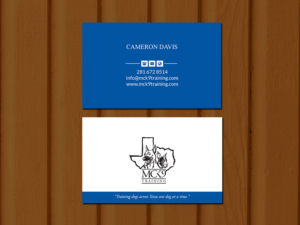 Business Card Design by Creations Box 2015 for MC K9 Training | Design: #21200414
