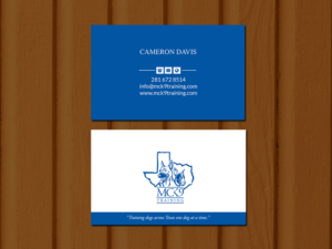 Business Card Design by Creations Box 2015 for MC K9 Training | Design: #21203502