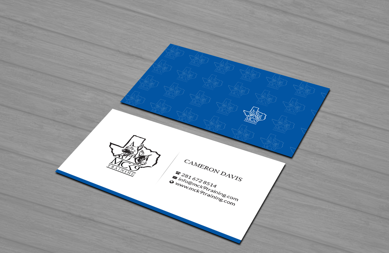 Business Card Design by Creations Box 2015 for MC K9 Training | Design #21203537