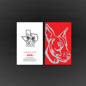 Business Card Design by Creations Box 2015 for MC K9 Training | Design: #21203540