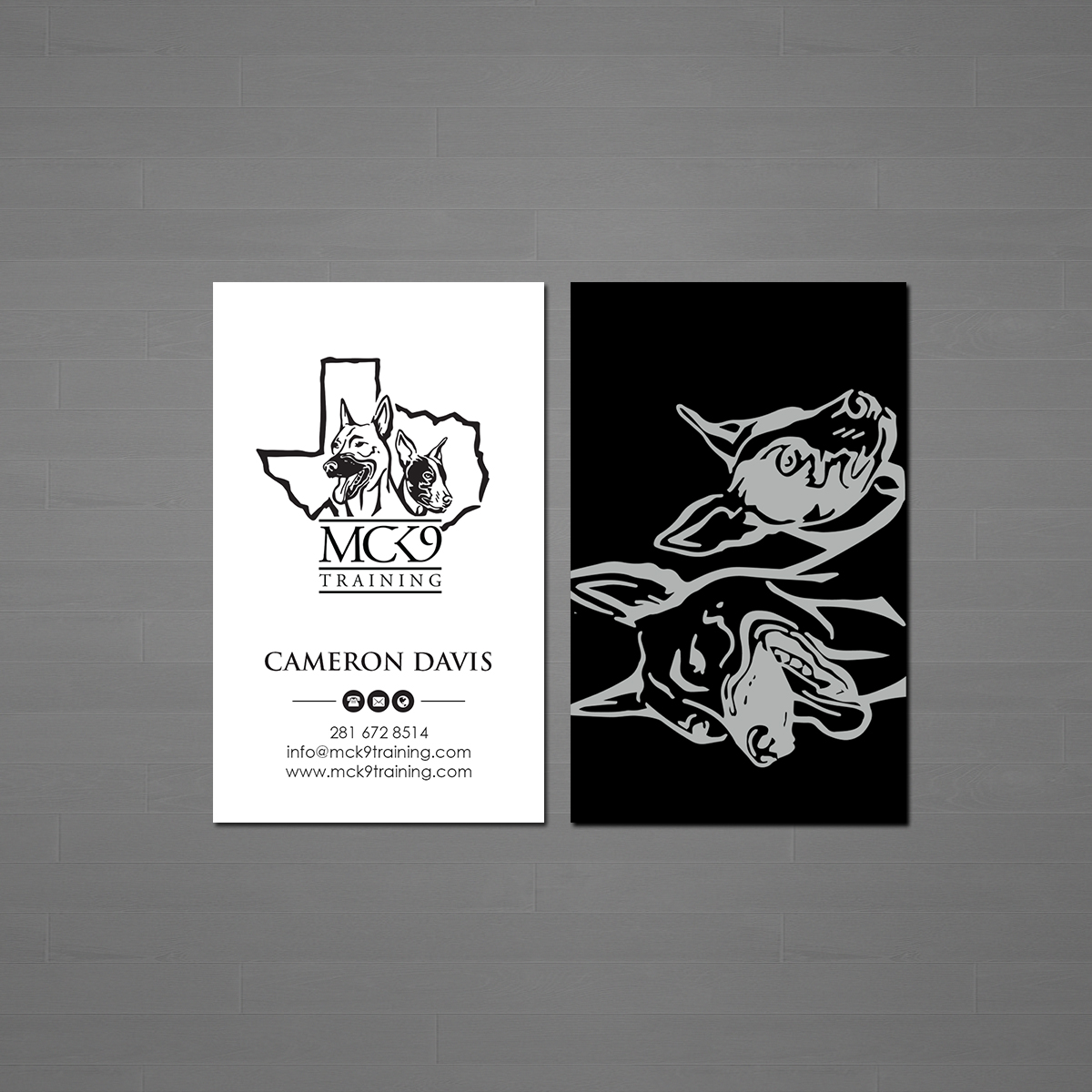Business Card Design by Creations Box 2015 for MC K9 Training | Design #21207504