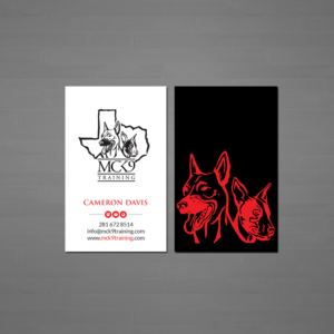Business Card Design by Creations Box 2015 for MC K9 Training | Design: #21207505