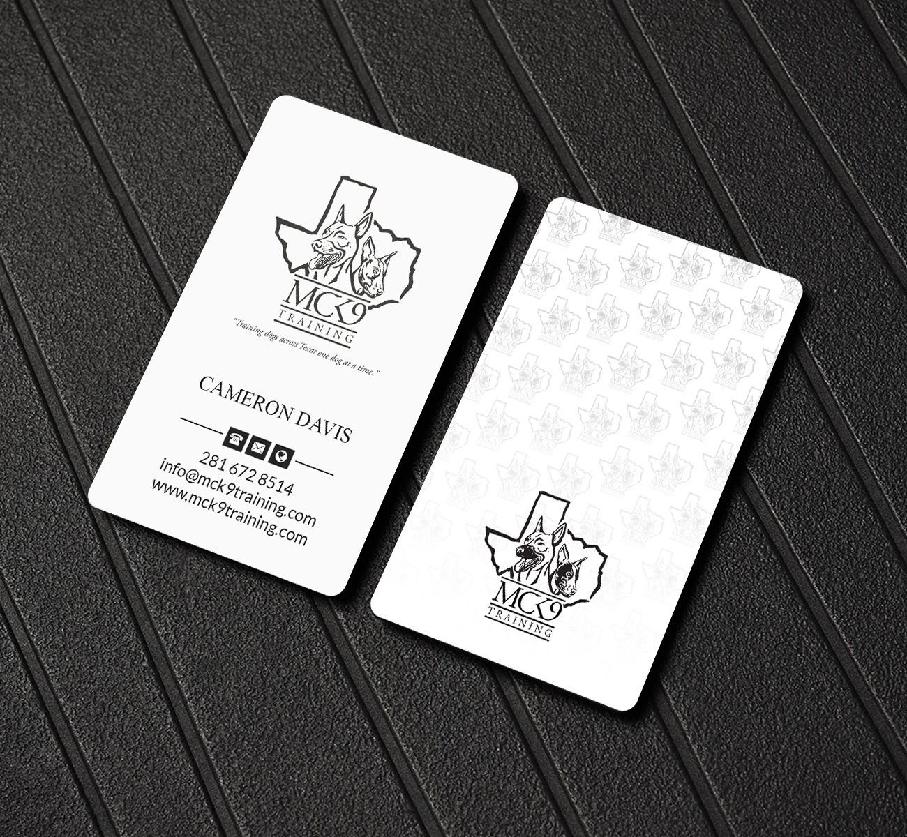 Business Card Design by Creations Box 2015 for MC K9 Training | Design #21214094