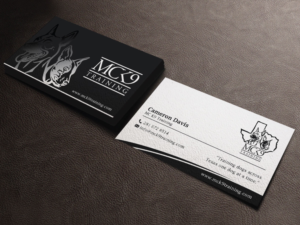 Business Card Design by LAXMI DESIGNHUB for MC K9 Training | Design: #21202516