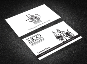 Business Card Design by Brand aid for MC K9 Training | Design: #21199852