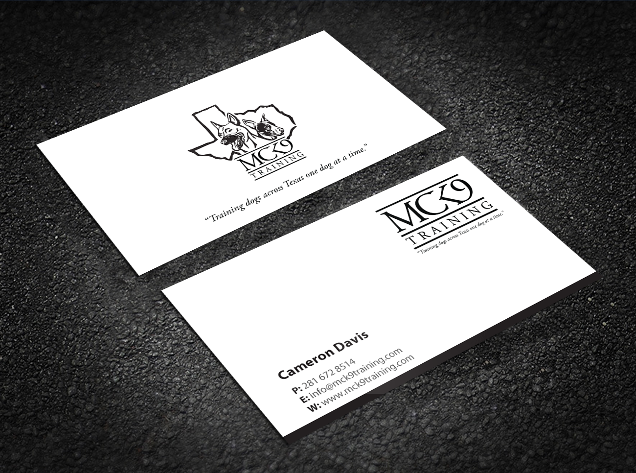 Visitenkarten-Design von Brand aid für MC K9 Training | Design #21199853