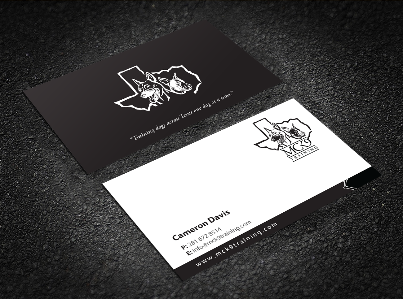 Visitenkarten-Design von Brand aid für MC K9 Training | Design #21199854