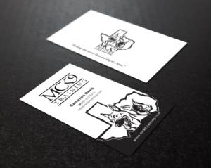 Business Card Design by Brand aid for MC K9 Training | Design: #21199858