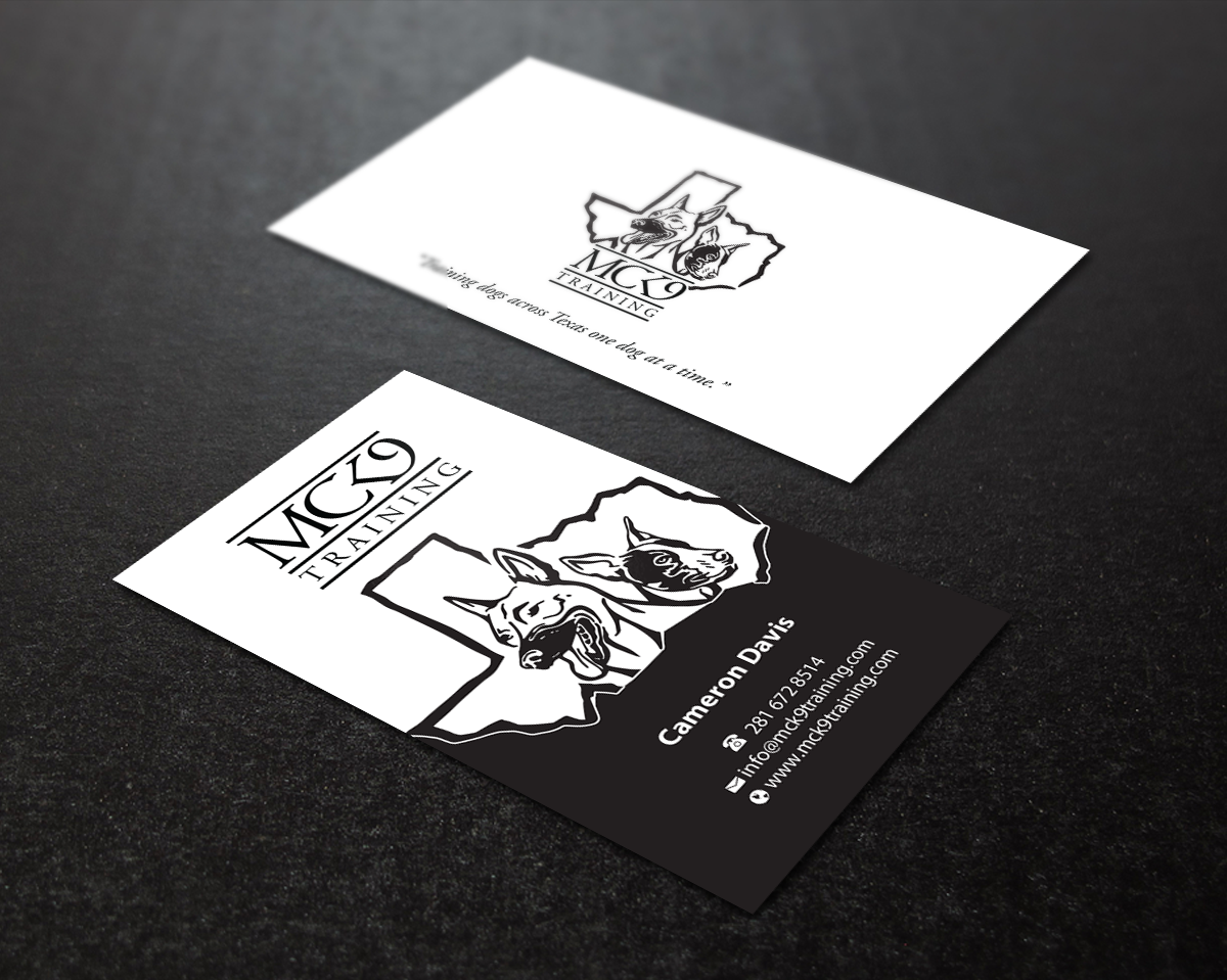 Visitenkarten-Design von Brand aid für MC K9 Training | Design #21199859