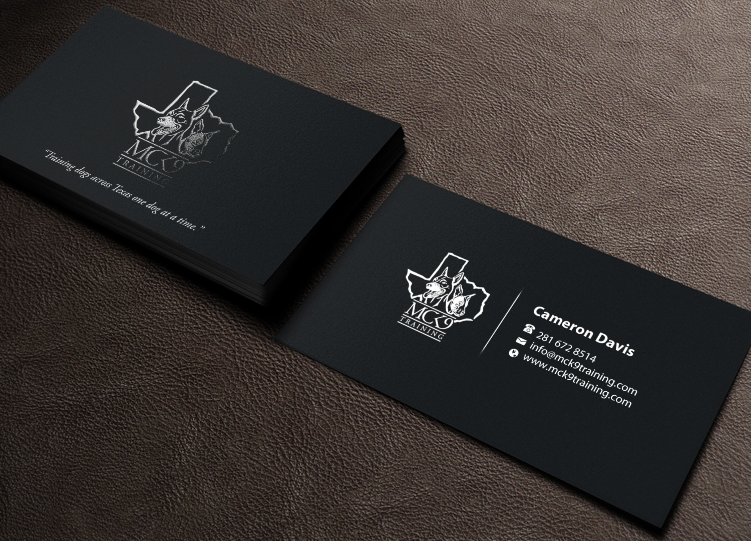 Visitenkarten-Design von Brand aid für MC K9 Training | Design #21199869