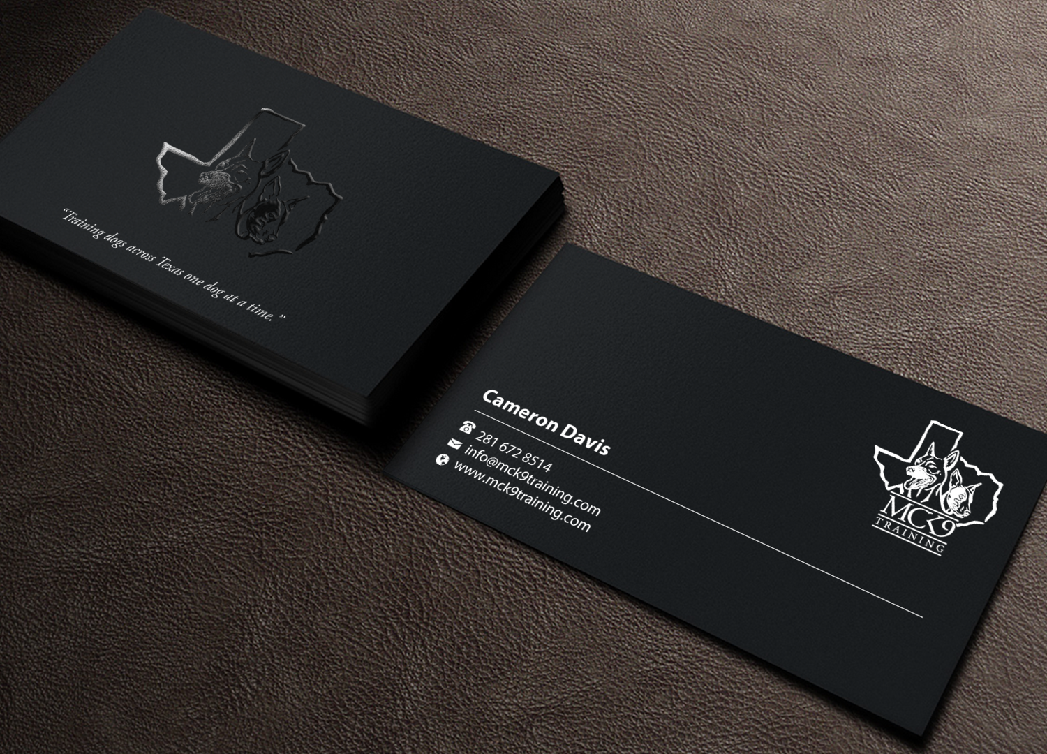 Visitenkarten-Design von Brand aid für MC K9 Training | Design #21199870