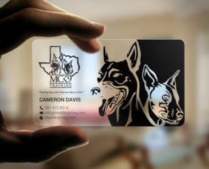 Business Card Design by chandrayaan.creative for MC K9 Training | Design: #21199038