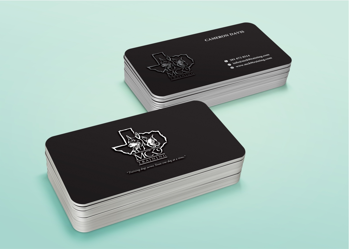 Business Card Design by Dave Paresh for MC K9 Training | Design #21199821