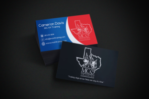 Business Card Design by ILCHE 88 for MC K9 Training | Design: #21211906