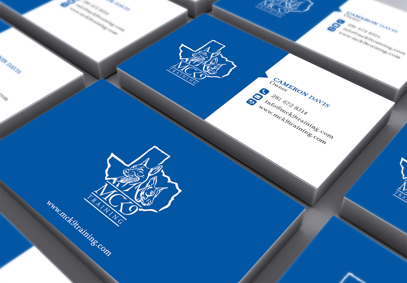 Business Card Design by Moumita_ for MC K9 Training | Design #21231404