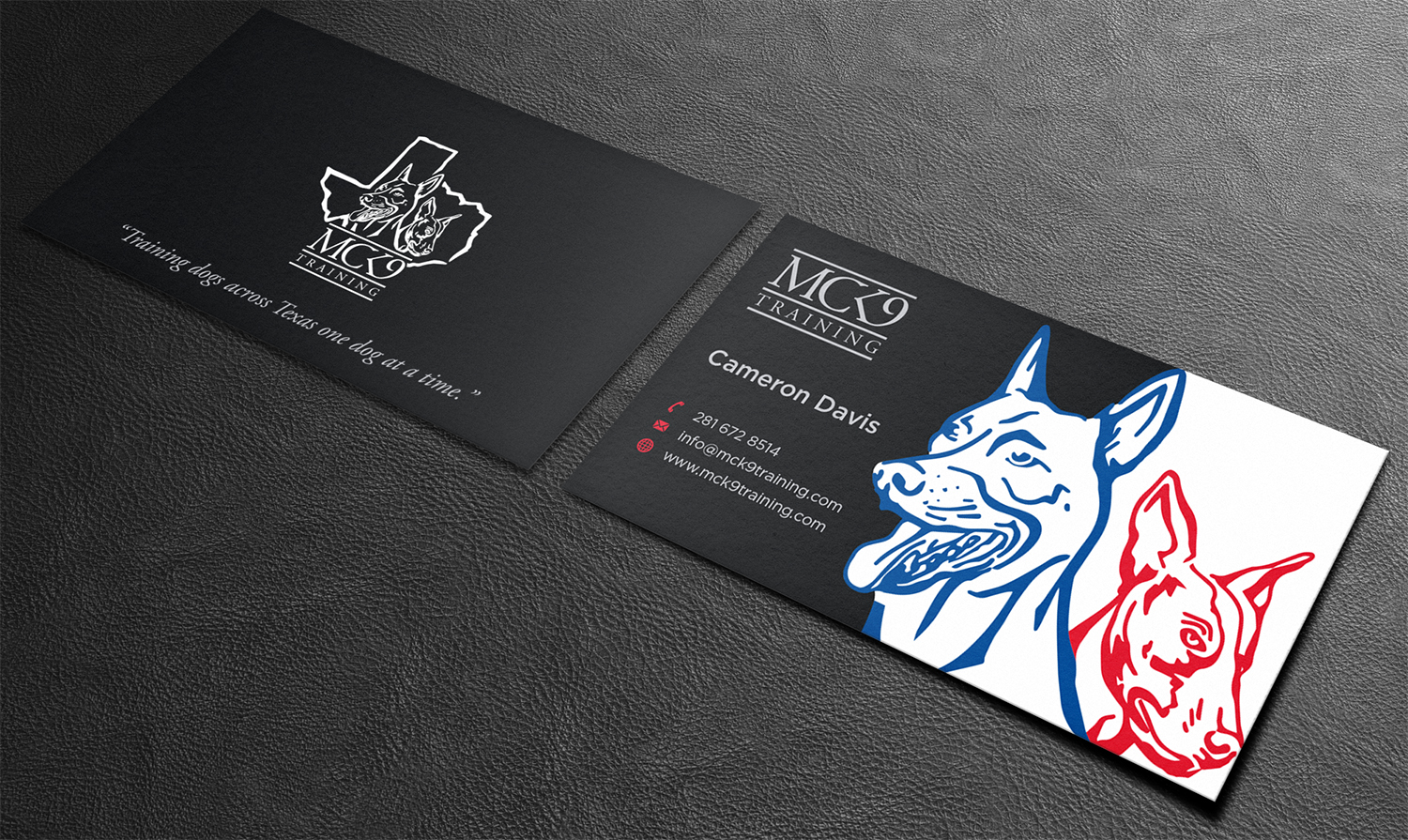 Business Card Design by haru_ichiban for MC K9 Training | Design #21197091