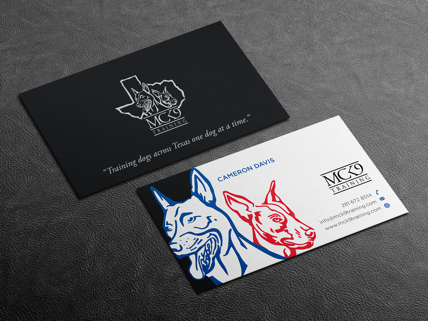 Business Card Design by haru_ichiban for MC K9 Training | Design #21197105