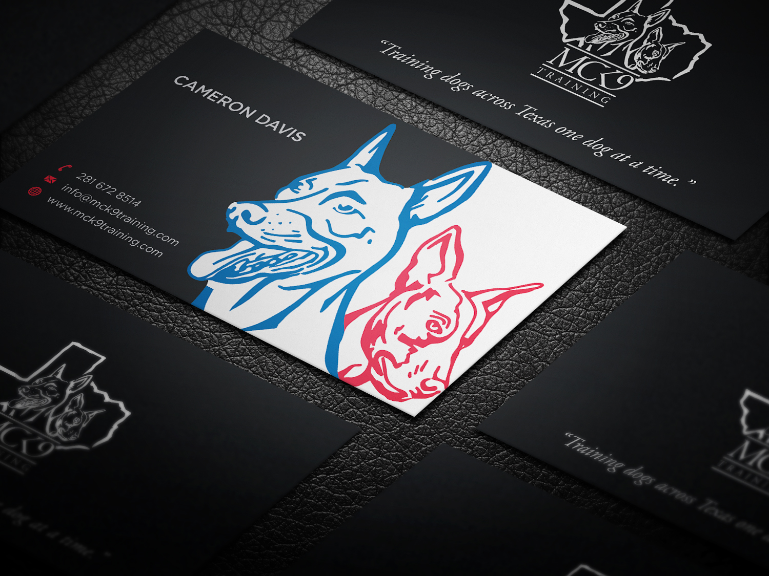 Business Card Design by haru_ichiban for MC K9 Training | Design #21197110