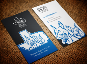 Business Card Design by haru_ichiban for MC K9 Training | Design: #21204487