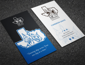 Business Card Design by haru_ichiban for MC K9 Training | Design: #21204498