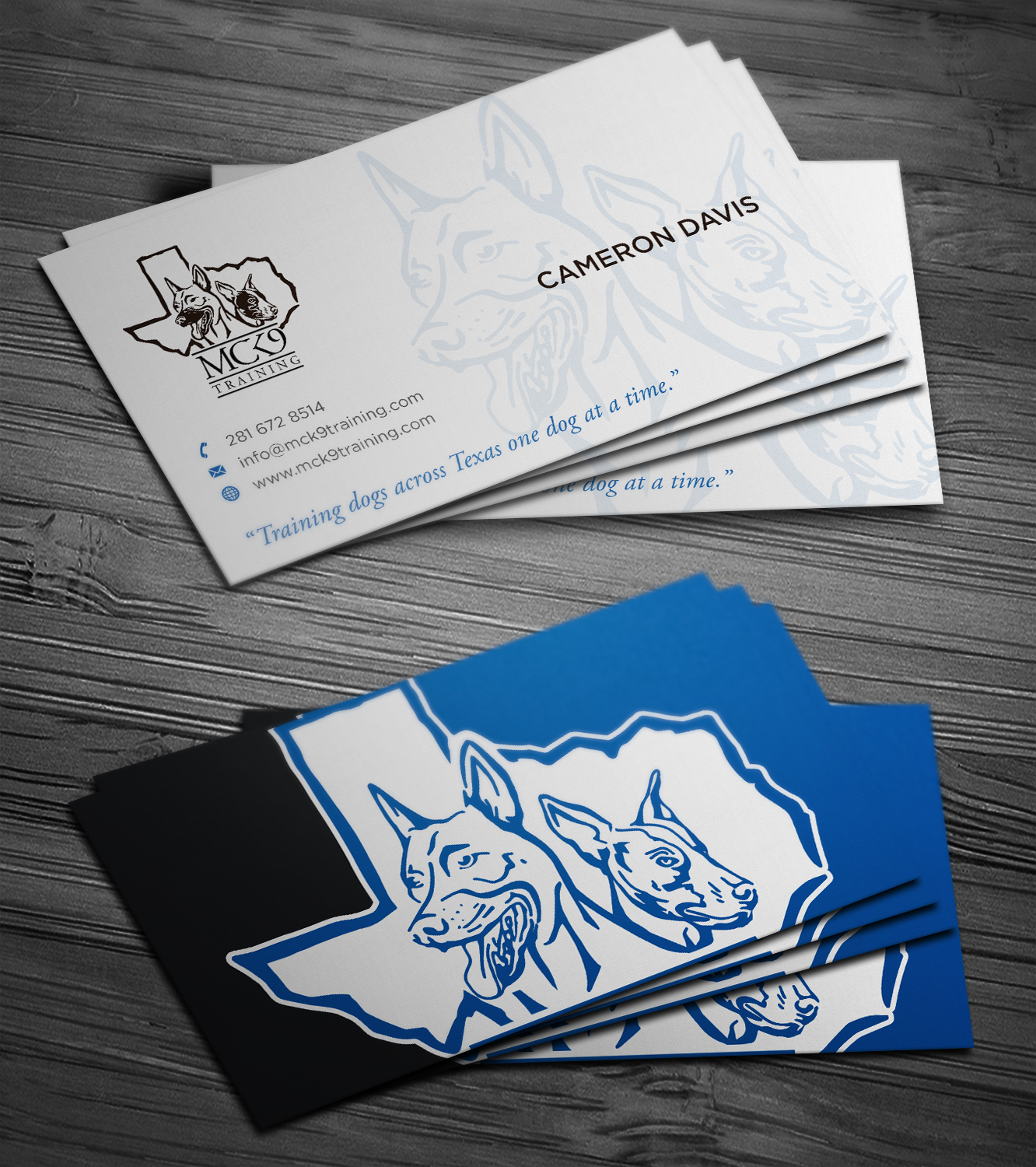 Business Card Design by haru_ichiban for MC K9 Training | Design #21204507
