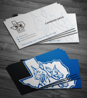 Business Card Design by haru_ichiban for MC K9 Training | Design: #21204507