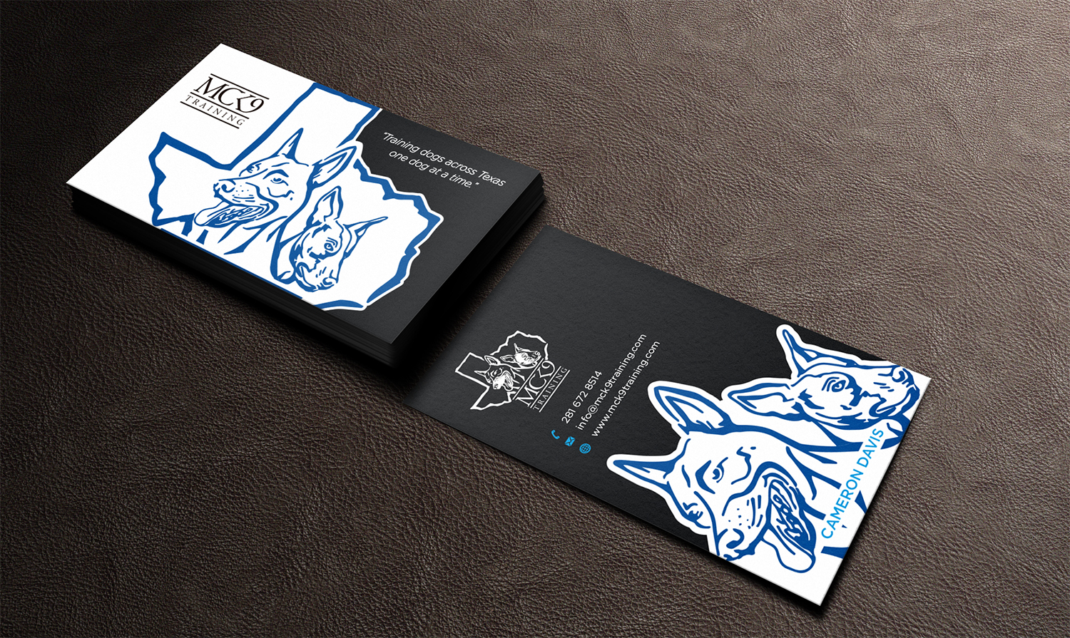 Design de Carte de Visite par haru_ichiban pour MC K9 Training | Design #21218805