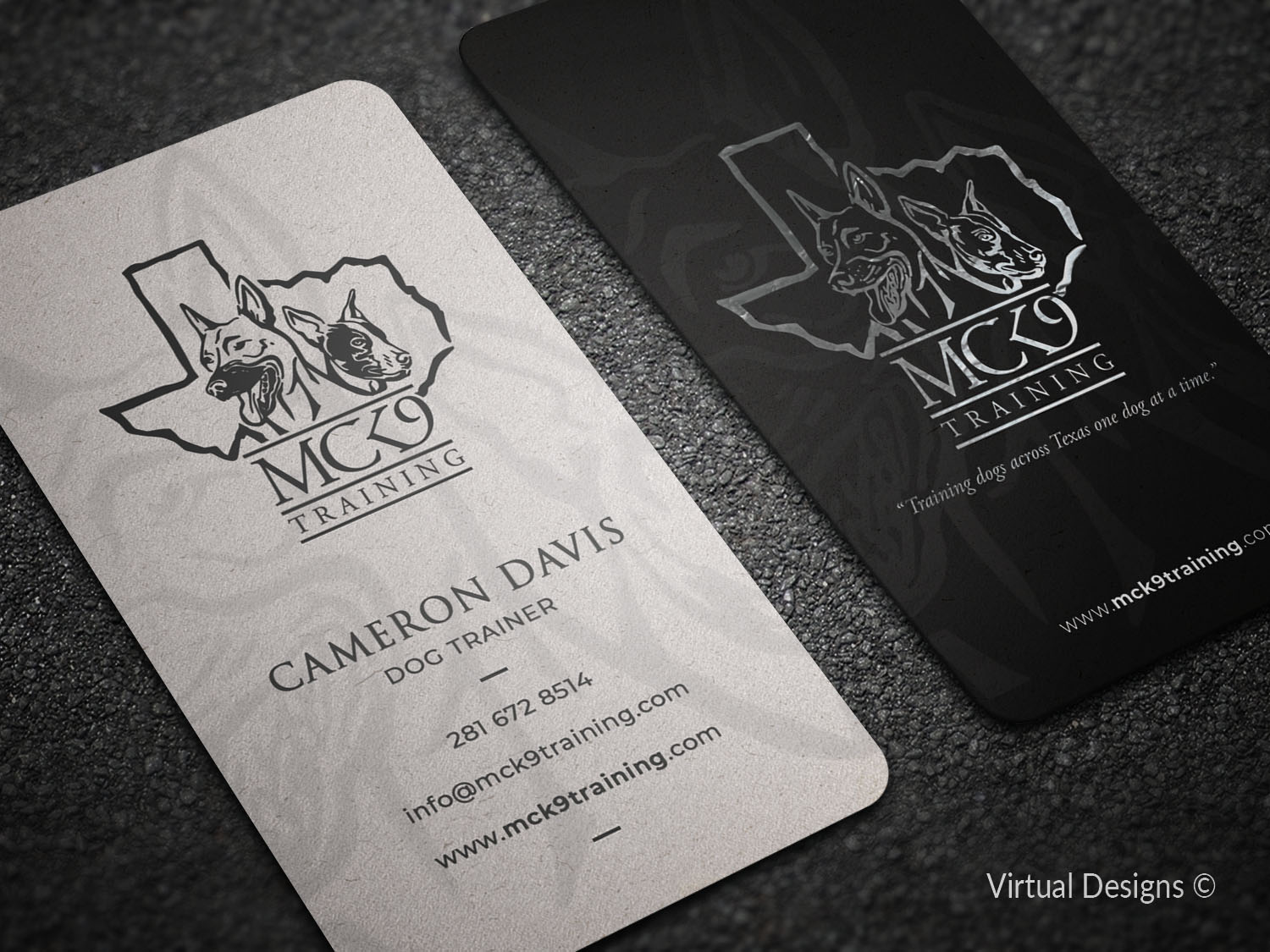 Business Card Design by SyncFuse™ Solutions for MC K9 Training | Design #21225708