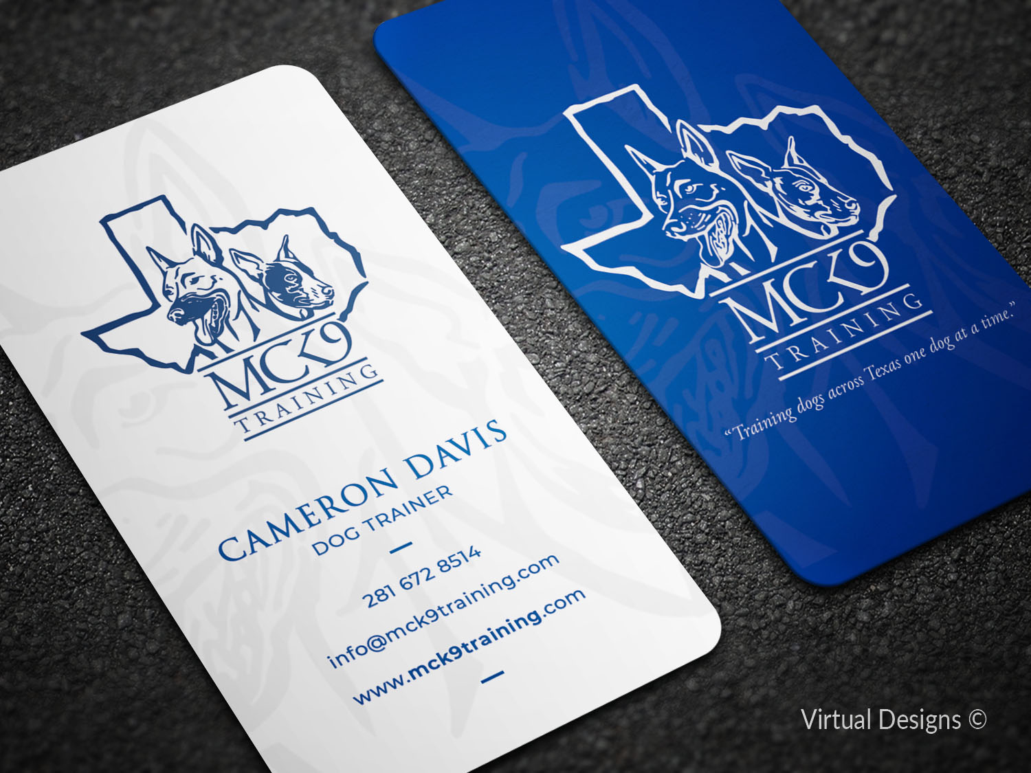 Business Card Design by SyncFuse™ Solutions for MC K9 Training | Design #21225716
