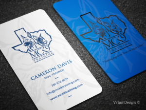 Business Card Design by SyncFuse™ Solutions for MC K9 Training | Design: #21229682