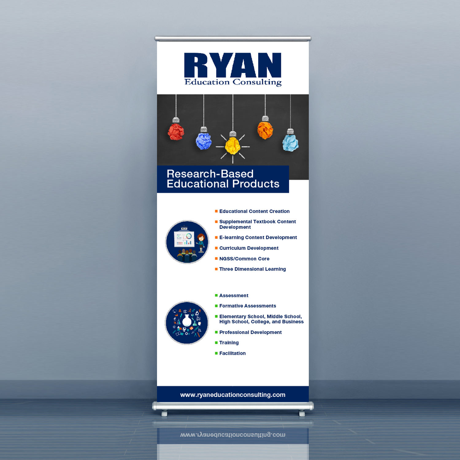 Signage Design by M K G for Ryan Education Consulting LLC | Design #21203270