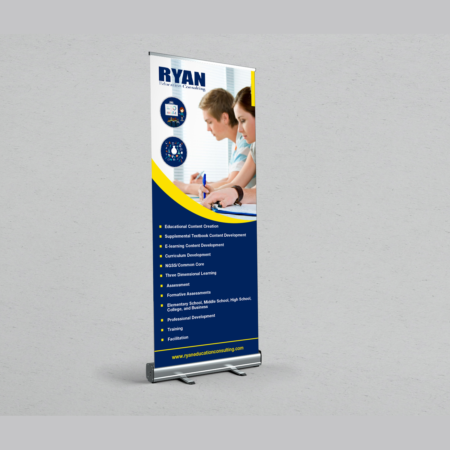 Signage Design by M K G for Ryan Education Consulting LLC | Design #21203398